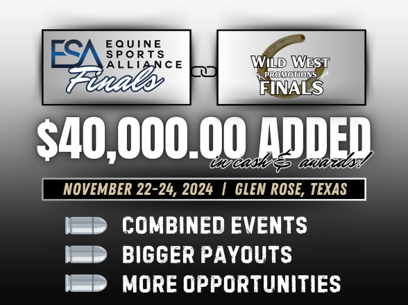 Equine Sports Alliance to Combine ESA Finals with the Wild West Promotions Finals for Unprecedented Event in November